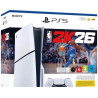 Console Sony PlayStation 5 slim 1 To avec lecteur Blu-Ray et jeu NBA 2K26