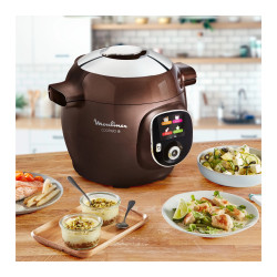 Moulinex Multicuiseur Cookeo+ marron CE851910