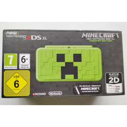 Console new Nintendo 2DS XL Creeper Edition avec Minecraft
