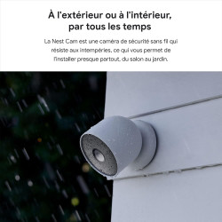 Google Nest Cam - Caméra de sécurité connectée