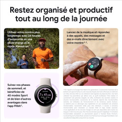 Google Pixel Watch 2 - Montre connectée avec fitbit noire