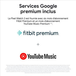 Google Pixel Watch 2 - Montre connectée avec fitbit noire