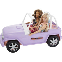 Barbie GDX66 - Pack avec Jeep, Bateau et 2 poupées - Neuf, scellé (boîte légèrement abîmée)