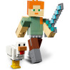 Lego Minecraft 21149 - Bigfigurine Alex et son poulet (boîte abîmée)
