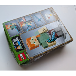 Lego Minecraft 21149 - Bigfigurine Alex et son poulet (boîte abîmée)