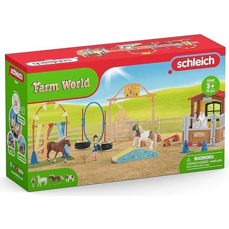 Schleich Farm World 72149 - Agilité au box à cheval