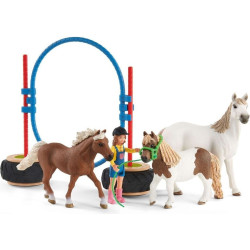 Schleich Farm World 72149 - Agilité au box à cheval