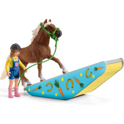 Schleich Farm World 72149 - Agilité au box à cheval