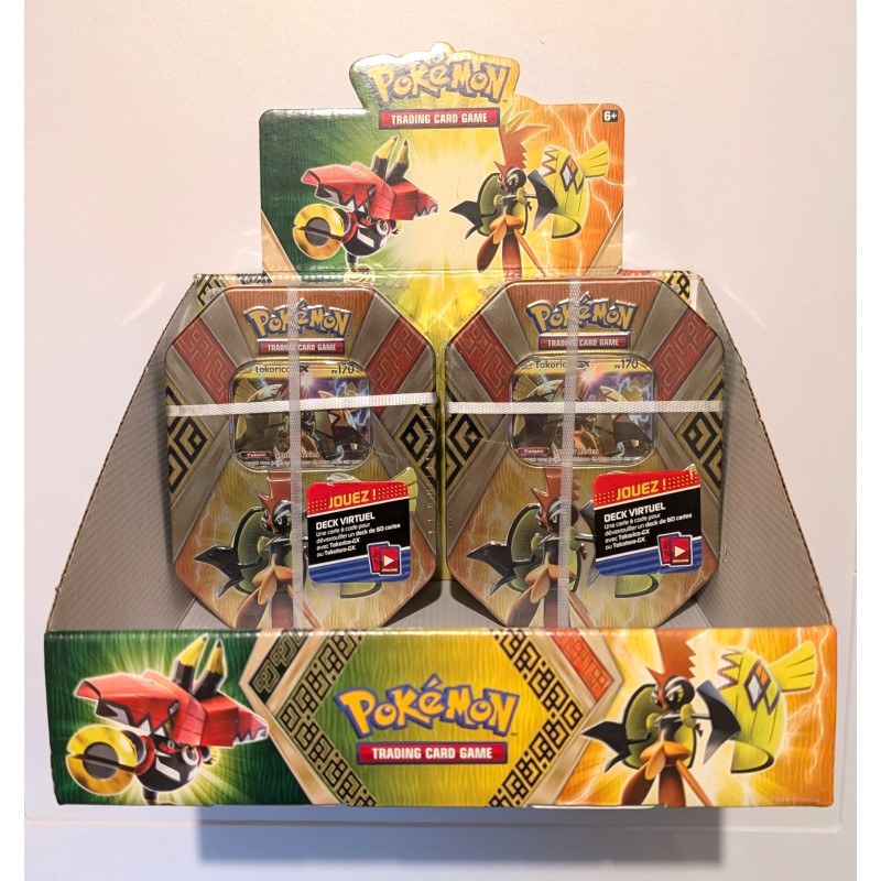 Pokémon Lot de 2 pokébox Tokorico-GX + présentoir officiel